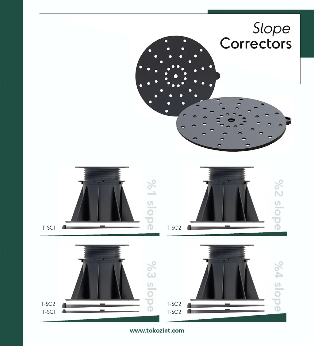 Eğim Düzeltici - Pedestal Ayak Yükseltilmiş Döşeme Sistemleri